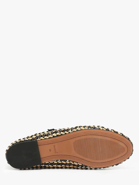 Ballerinas Met Riempjes Uit Leder Inuovo Zwart women D47001 ander zicht 4